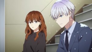 Koori Zokusei Danshi to Cool na Douryou Joshi Episodio 2