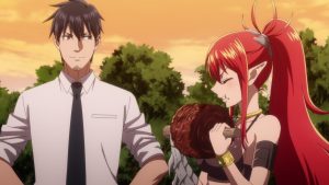 Salaryman ga Isekai ni Ittara Shitennou ni Natta Hanashi Episodio 3