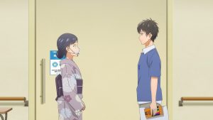 Toumei na Yoru ni Kakeru Kimi to, Me ni Mienai Koi wo Shita. Episodio 9
